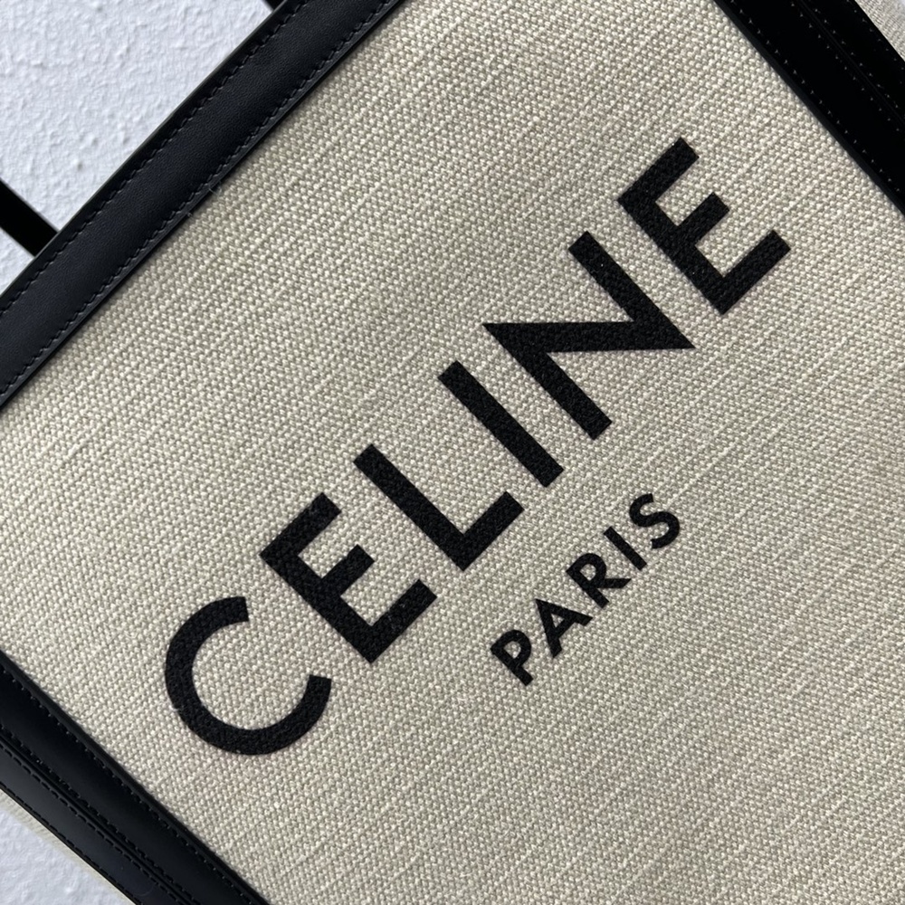 [셀린느] 197532 Celine Bag 셀린느 로고 스퀘어 카바스 토트백 27×31×26cm
