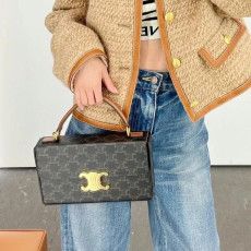 [셀린느] CELINE TRIOMPHE TOTE BAG -셀린느 월렛 온 체인 WOC 트리오페 사각 토트백 10I822DS9 22x13.5x6cm