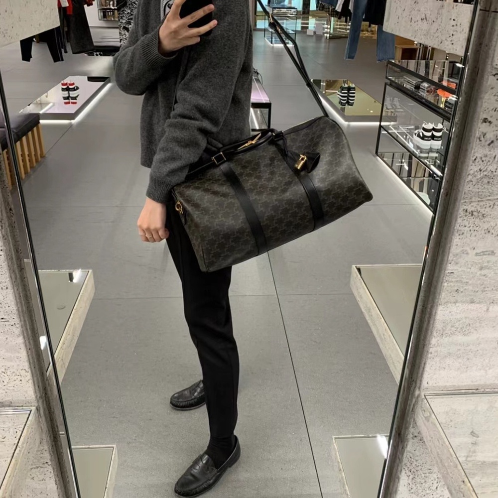 [셀린느] 118552 Celine Bag 셀린느 트리오페 보스턴백 33x20x24cm 43x23x21cm