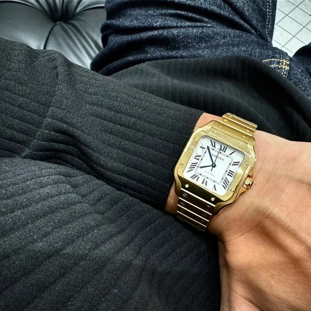 [까르띠에] Cartier 산토스 – Santos De Cartier Santos 35.1 x 41.9 mm 39.8 x 47.5 mm