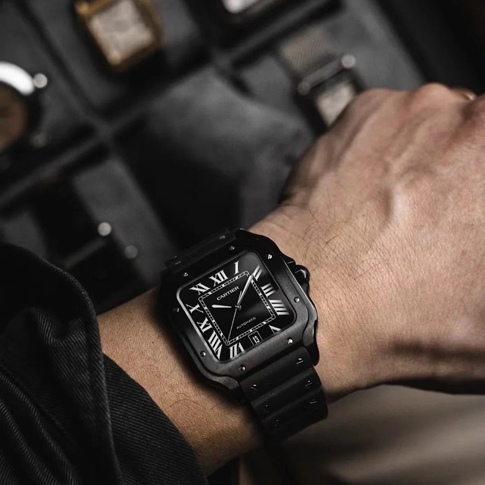 [까르띠에] Cartier 산토스 – Santos De Cartier Santos 35.1 x 41.9 mm 39.8 x 47.5 mm