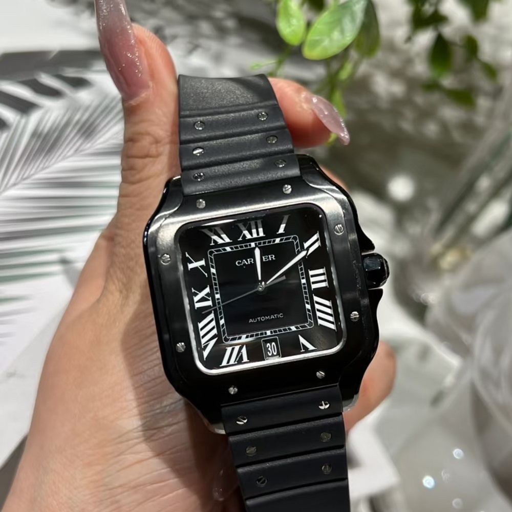 [까르띠에] Cartier 산토스 – Santos De Cartier Santos 35.1 x 41.9 mm 39.8 x 47.5 mm