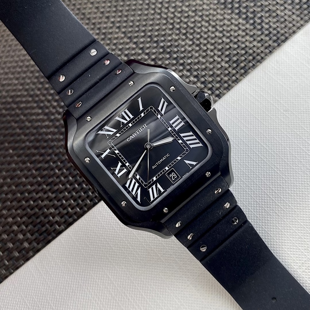 [까르띠에] Cartier 산토스 – Santos De Cartier Santos 35.1 x 41.9 mm 39.8 x 47.5 mm