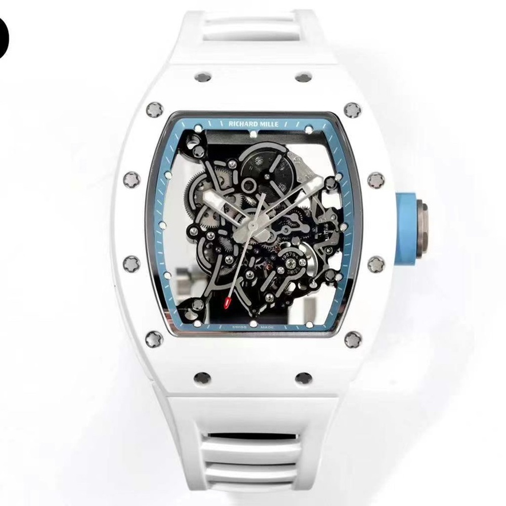 [리차드밀] Richard Mille Bubba Watson Ceramic & Titanium - 리차드밀 부바왓스 RM 055 49.9mm x 42.7mm x 13mm