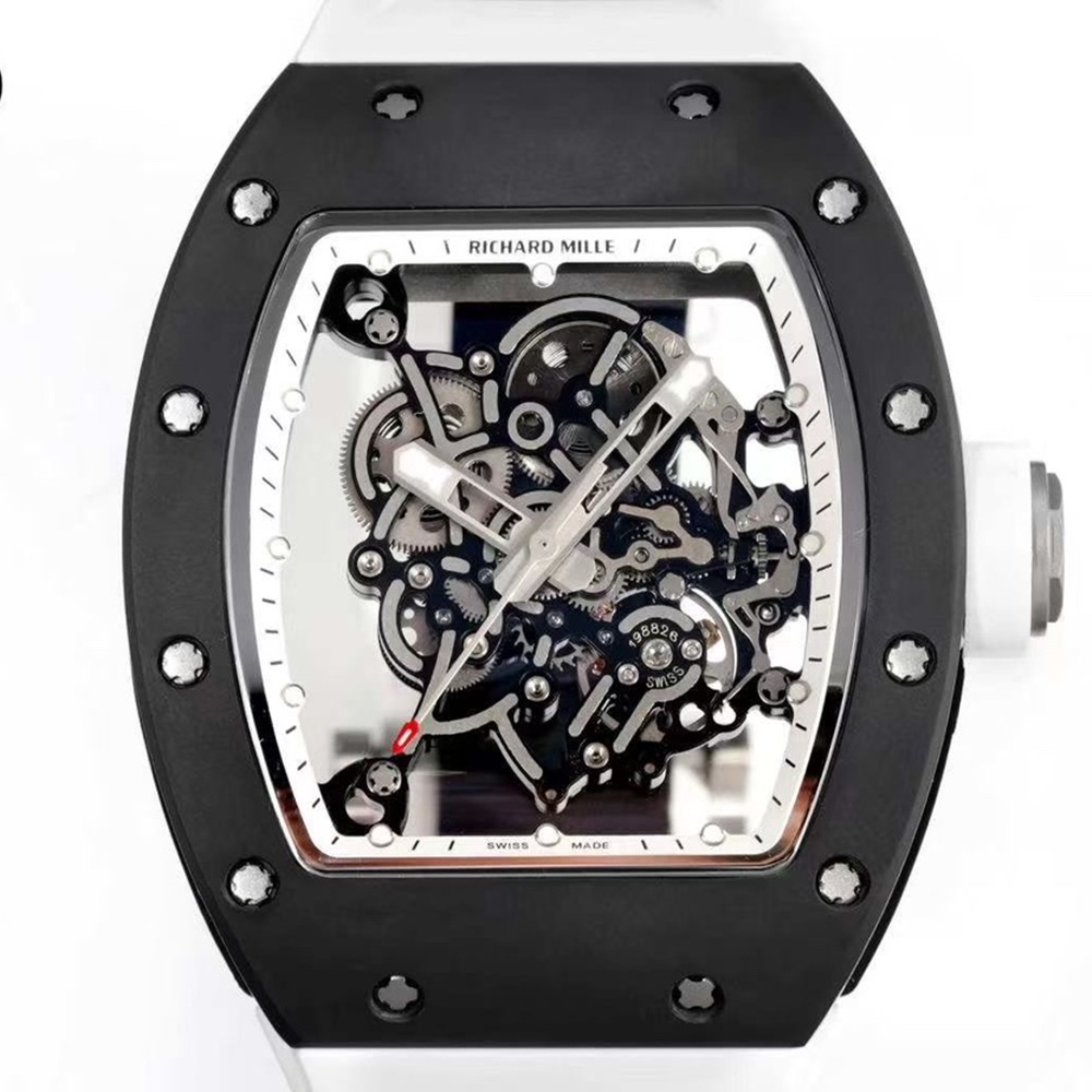 [리차드밀] Richard Mille Bubba Watson Ceramic & Titanium - 리차드밀 부바왓스 RM 055 49.9mm x 42.7mm x 13mm