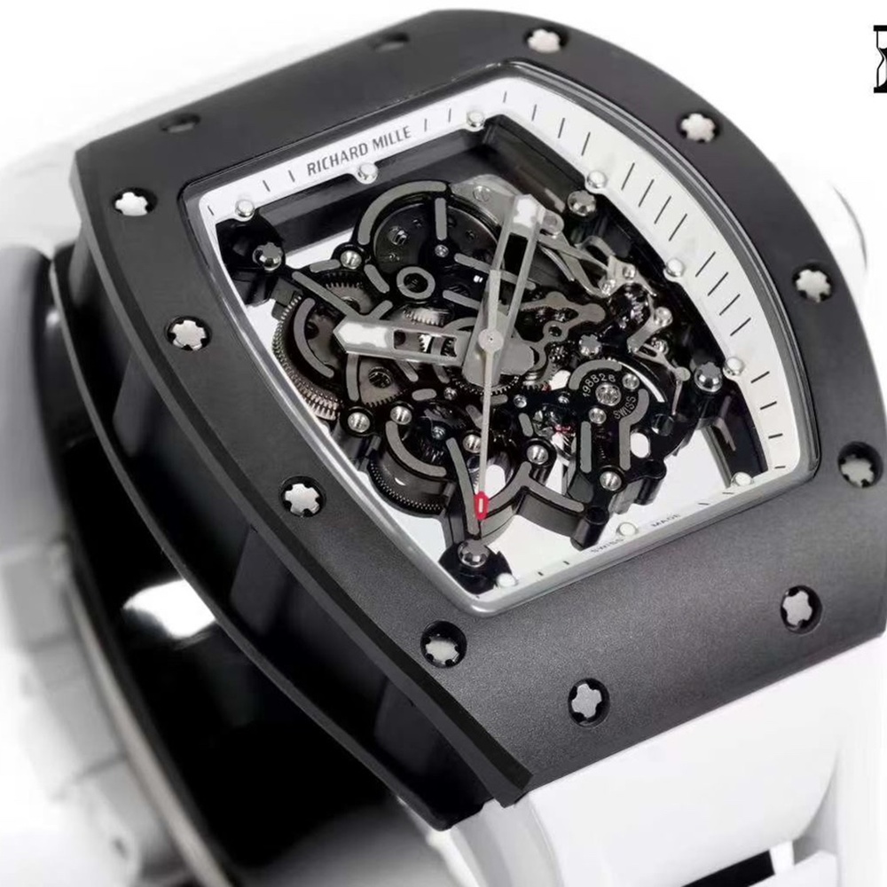 [리차드밀] Richard Mille Bubba Watson Ceramic & Titanium - 리차드밀 부바왓스 RM 055 49.9mm x 42.7mm x 13mm