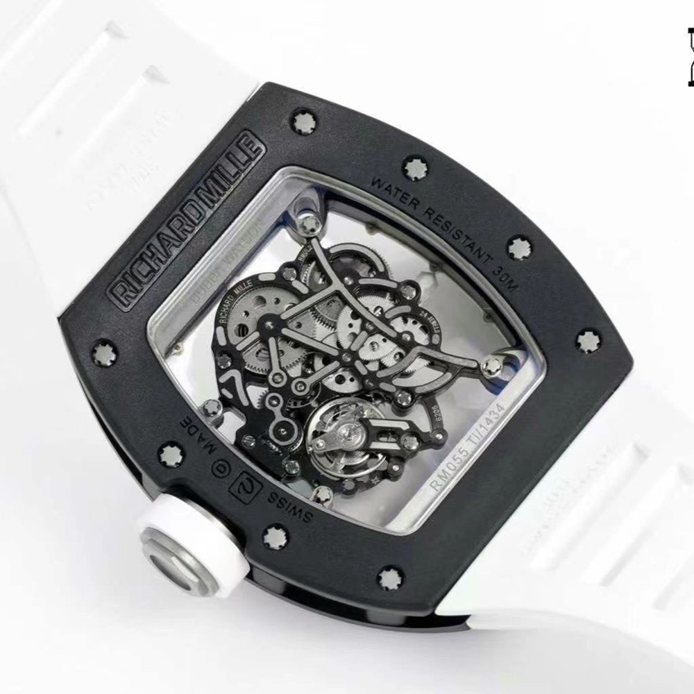 [리차드밀] Richard Mille Bubba Watson Ceramic & Titanium - 리차드밀 부바왓스 RM 055 49.9mm x 42.7mm x 13mm