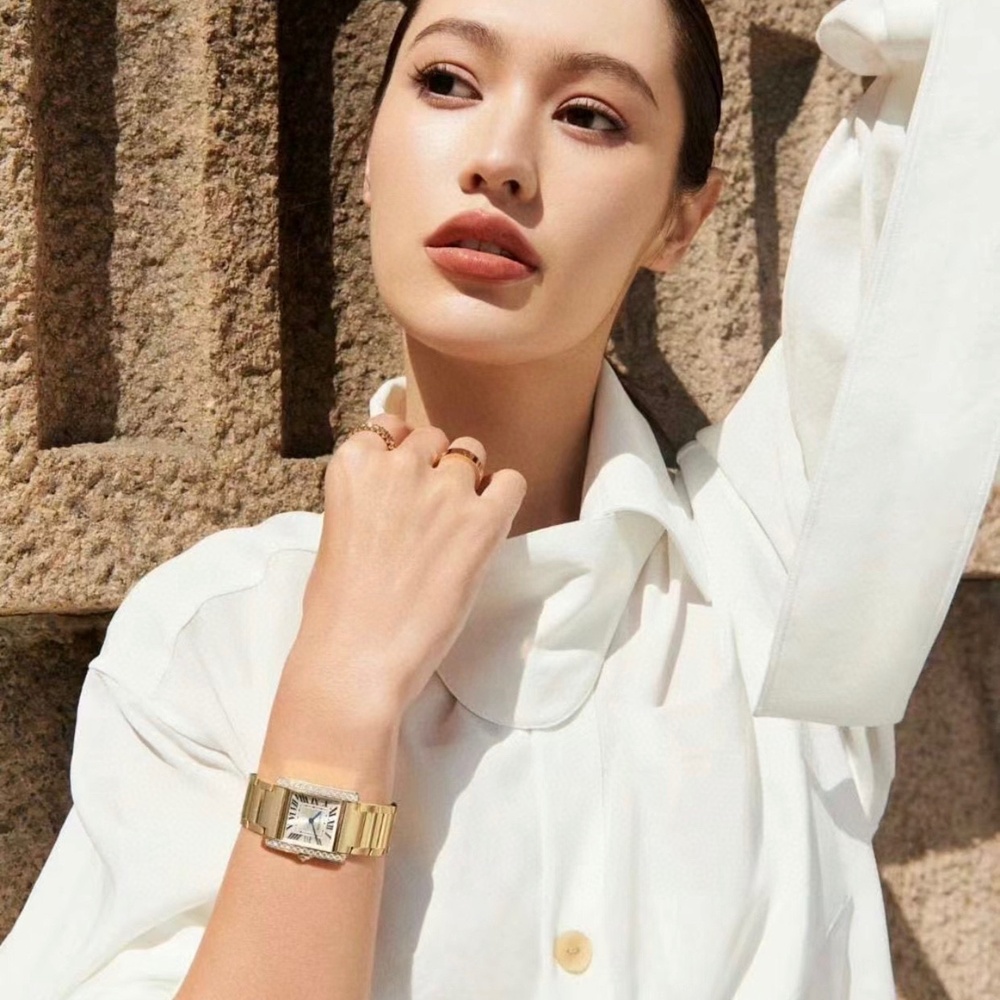 [까르띠에] 탱크 프랑세즈 Cartier Tank FRANCAISE 25.7x21.2mm