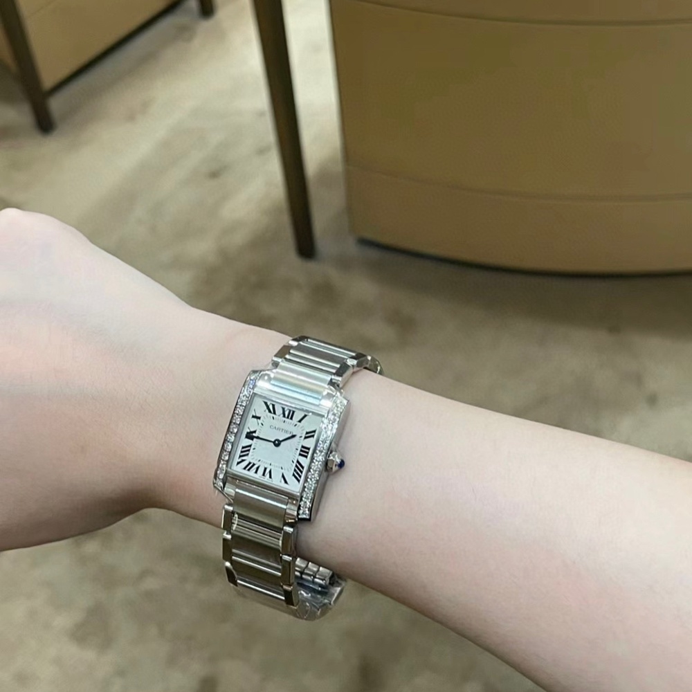 [까르띠에] 탱크 프랑세즈 Cartier Tank FRANCAISE 25.7x21.2mm