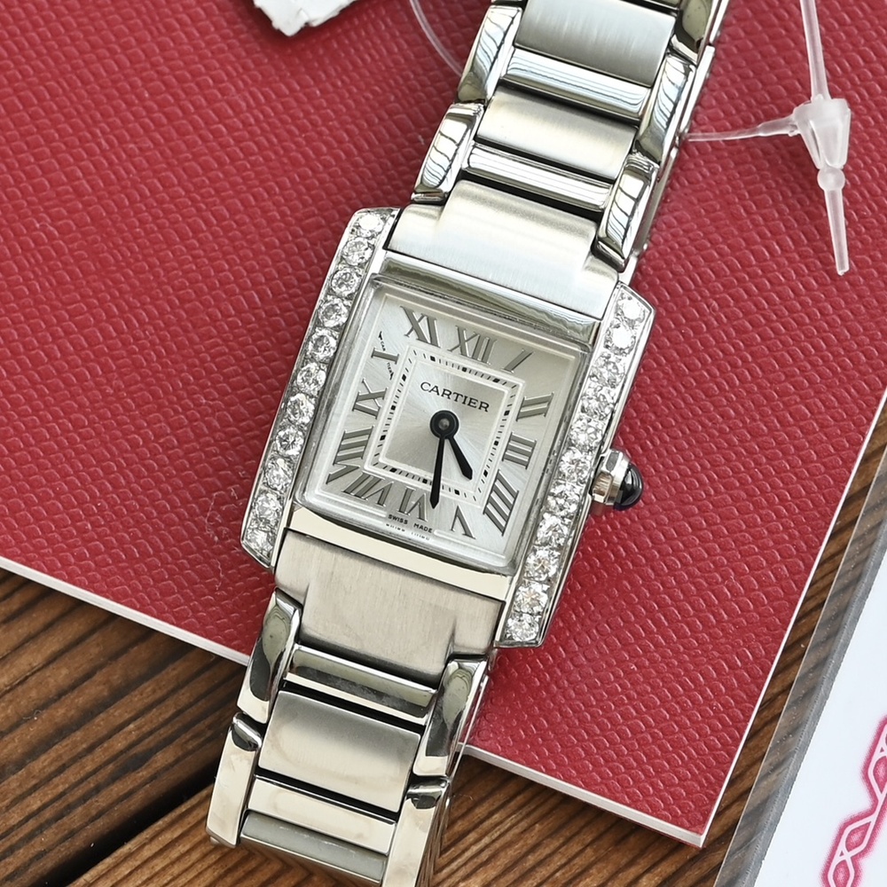 [까르띠에] 탱크 프랑세즈 Cartier Tank FRANCAISE 25.7x21.2mm