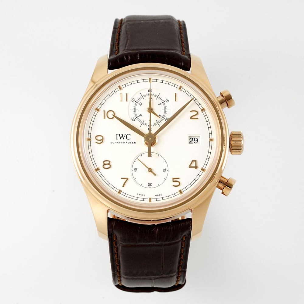 [IWC] 포르투기저 크로노그래프 클래식 IW390302 cal89361 42x13.5mm