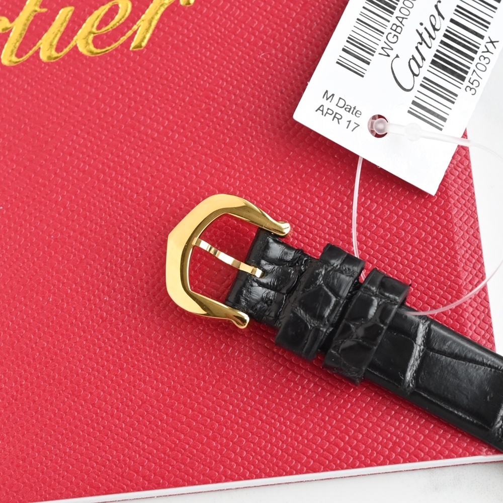 [까르띠에] Cartier Baignoire Mini Quartz Pink Gold - 까르띠에 베누아  쿼츠 32x26mm