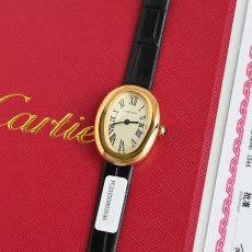 [까르띠에] Cartier Baignoire Mini Quartz Pink Gold - 까르띠에 베누아  쿼츠 32x26mm