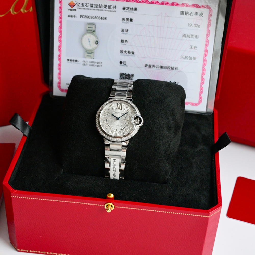 [까르띠에] Cartier W4BB0035 Ballon Bleu de Cartier watch - 까르띠에 발롱 블루 33mm