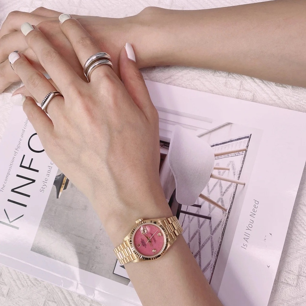 [롤렉스] ROLEX DATEJUST 2025 – 롤렉스 데이저스트 오이스트 퍼폐츄얼 핑크 26mm 36mm