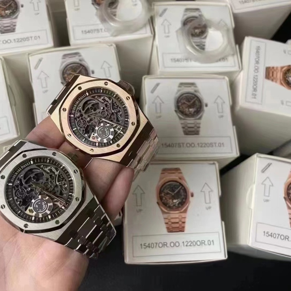 [오데마피게] 15407ST.OO.1220ST.01 Audemars Piguet Royal Oak Calibre 3132 - 오데마피게 로열오크 더블 밸런스 휠 오픈워크 41mm