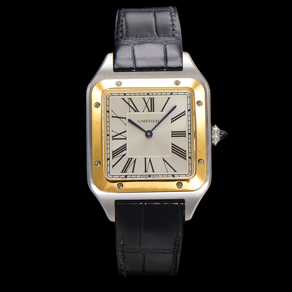 [까르띠에] 2025 까르띠에 산토스 뒤몽 - Santos De Cartier Santos 46.6x33.9 43.5x31.4 38x27.5mm