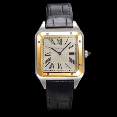 [까르띠에] 2025 까르띠에 산토스 뒤몽 - Santos De Cartier Santos 46.6x33.9 43.5x31.4 38x27.5mm