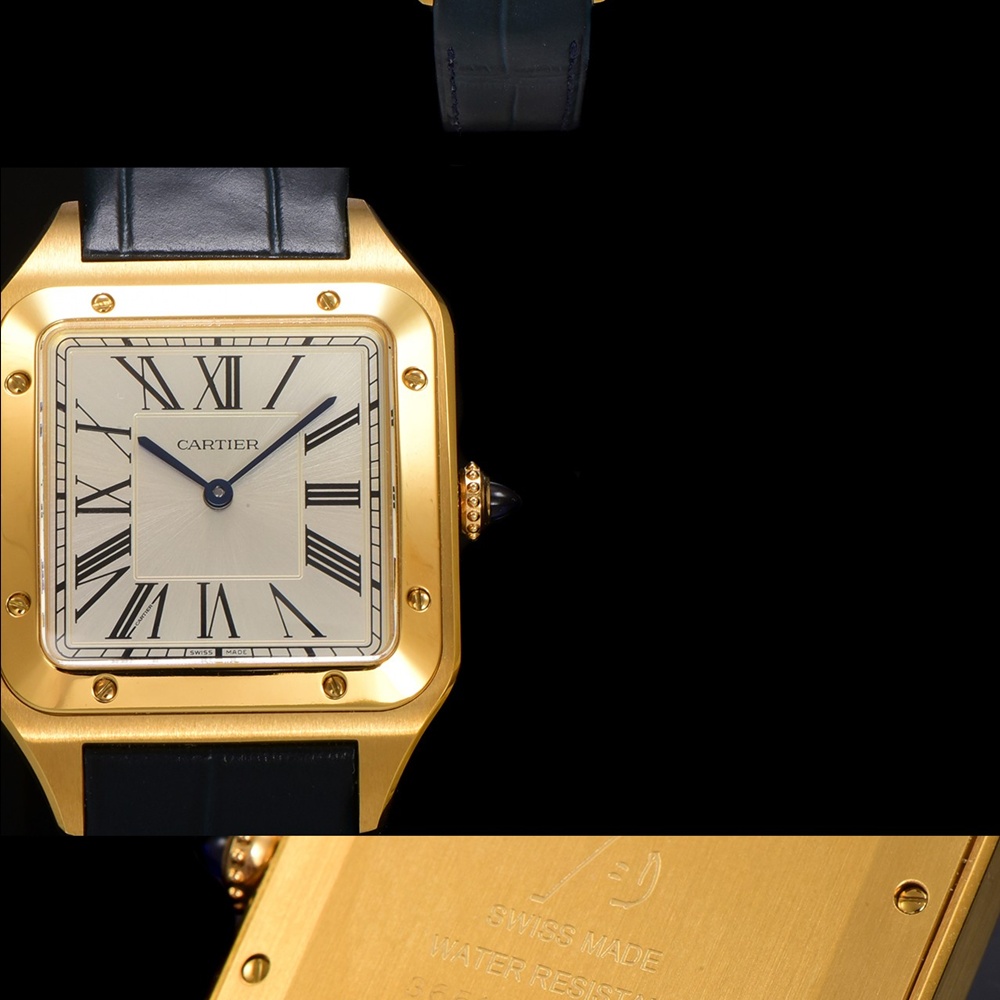 [까르띠에] 2025 까르띠에 산토스 뒤몽 - Santos De Cartier Santos 46.6x33.9 43.5x31.4 38x27.5mm