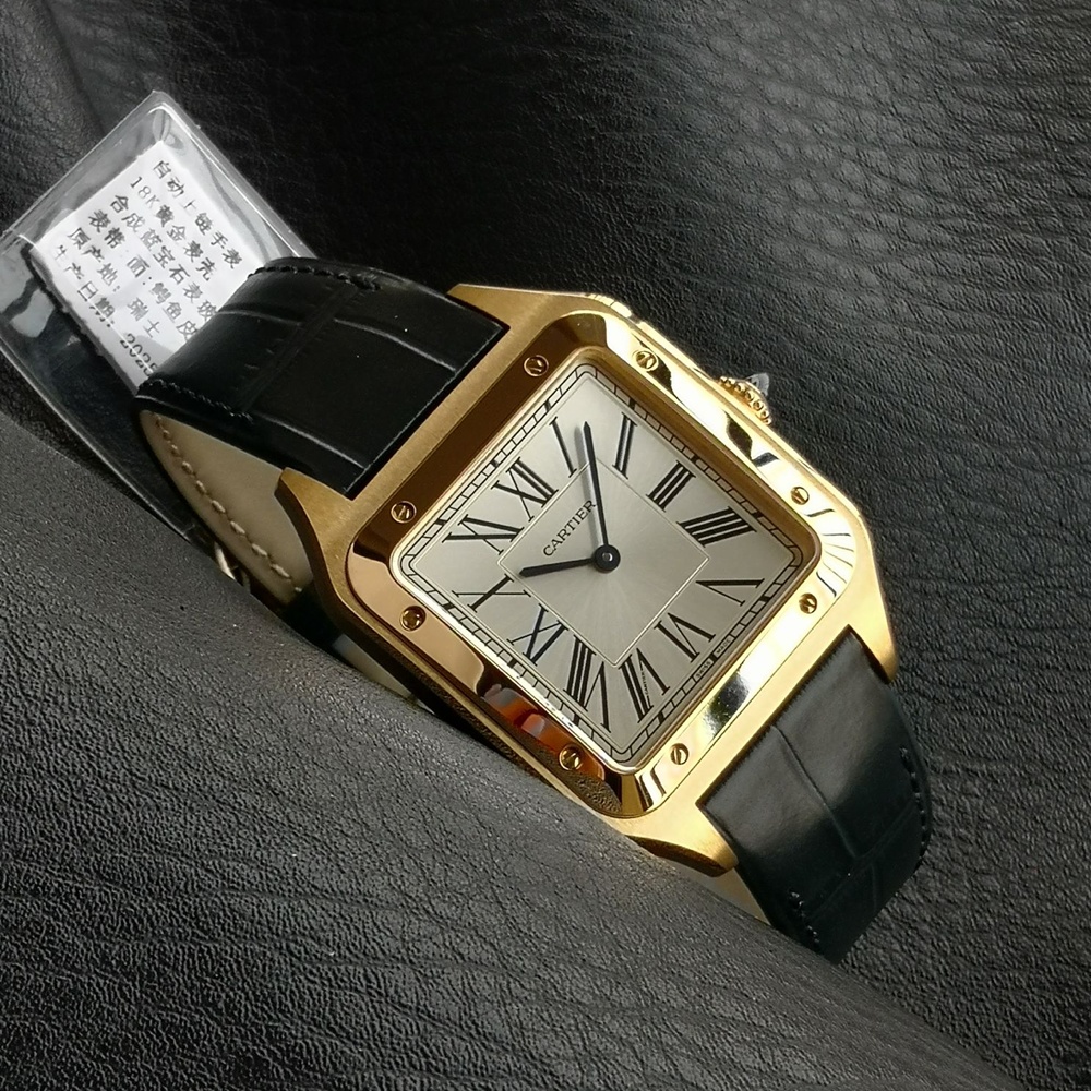 [까르띠에] 2025 까르띠에 산토스 뒤몽 - Santos De Cartier Santos 46.6x33.9 43.5x31.4 38x27.5mm