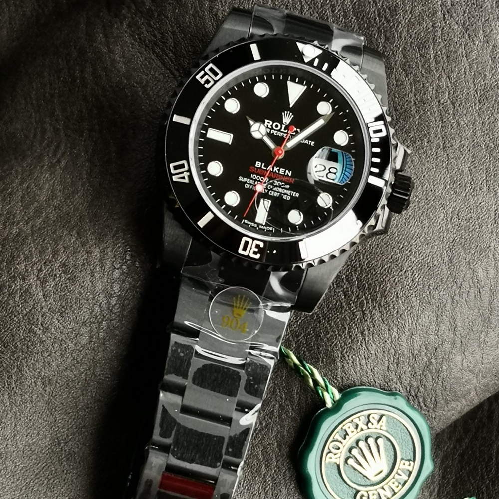 [롤렉스] Submariner Date Mens Watch OYSTER PERPETUAL BLAKEN - 롤렉스 Submariner 데이트 오이스터스틸 브레이큰 40mm