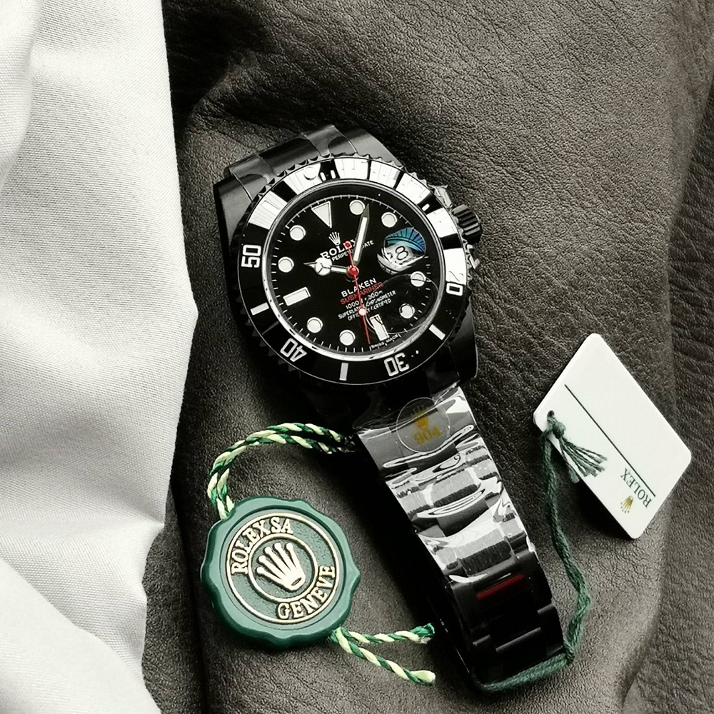 [롤렉스] Submariner Date Mens Watch OYSTER PERPETUAL BLAKEN - 롤렉스 Submariner 데이트 오이스터스틸 브레이큰 40mm