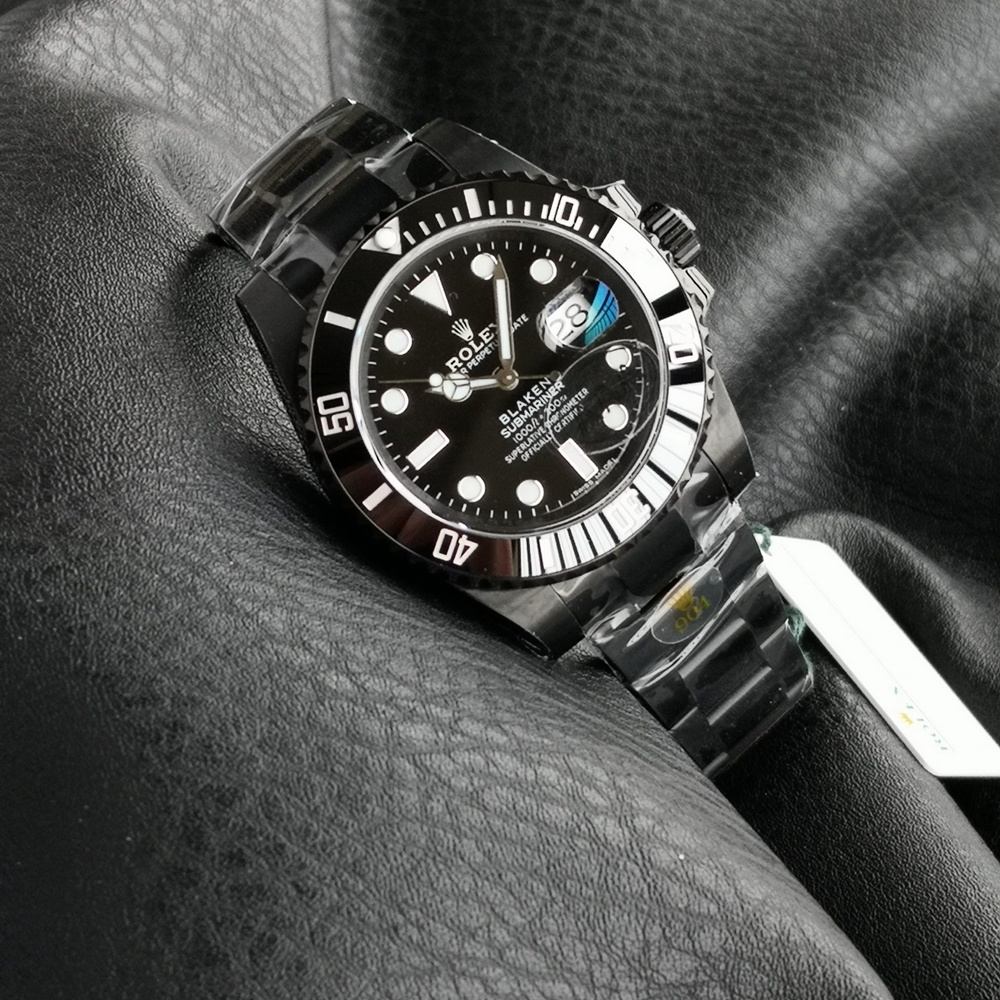 [롤렉스] Submariner Date Mens Watch OYSTER PERPETUAL BLAKEN - 롤렉스 Submariner 데이트 오이스터스틸 브레이큰 40mm