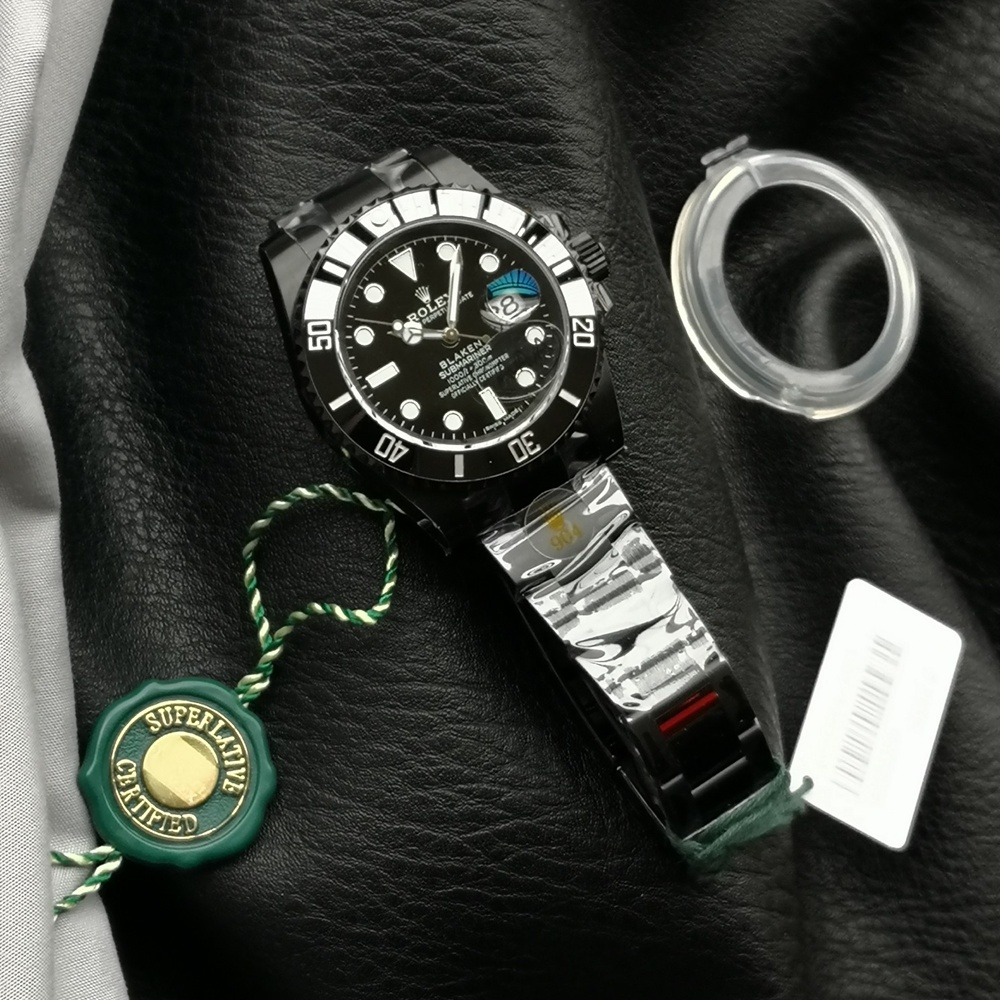 [롤렉스] Submariner Date Mens Watch OYSTER PERPETUAL BLAKEN - 롤렉스 Submariner 데이트 오이스터스틸 브레이큰 40mm
