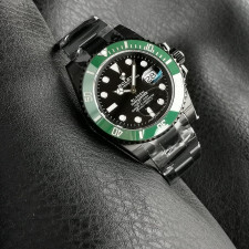 [롤렉스] Submariner Date Mens Watch OYSTER PERPETUAL BLAKEN - 롤렉스 Submariner 데이트 오이스터스틸 브레이큰 40mm