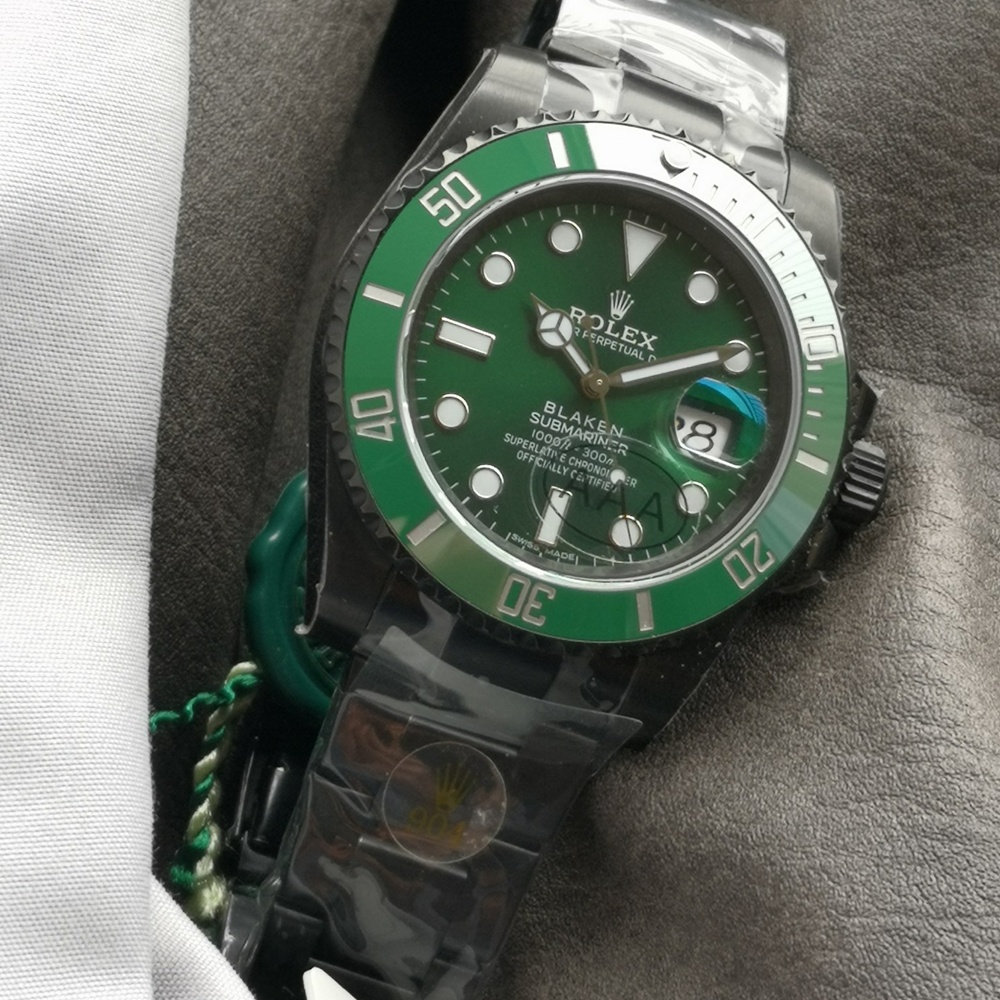 [롤렉스] Submariner Date Mens Watch OYSTER PERPETUAL BLAKEN - 롤렉스 Submariner 데이트 오이스터스틸 브레이큰 40mm