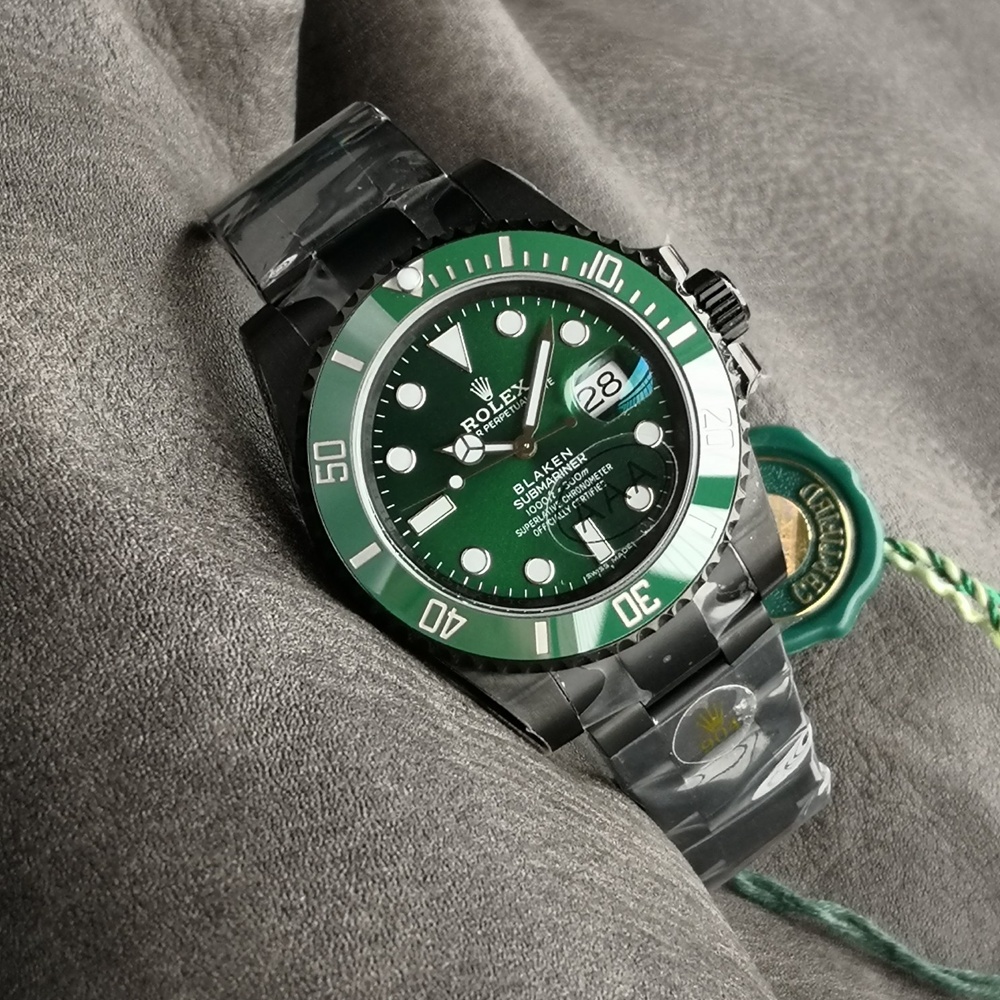 [롤렉스] Submariner Date Mens Watch OYSTER PERPETUAL BLAKEN - 롤렉스 Submariner 데이트 오이스터스틸 브레이큰 40mm
