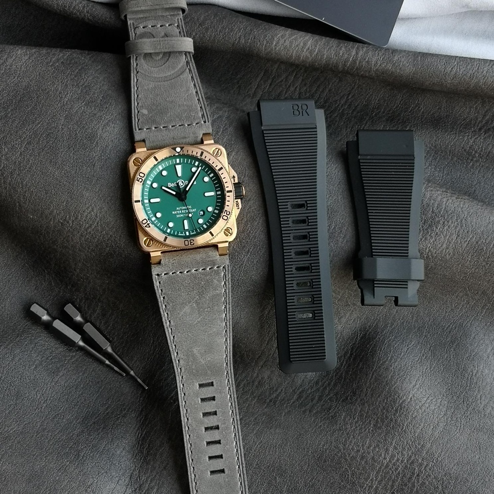 [벨앤로스] Bell & Ross Instruments  BR0393-BLU-ST - 벨 & 로스 BR0393 42mm