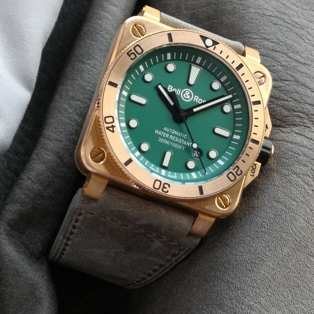 [벨앤로스] Bell & Ross Instruments  BR0393-BLU-ST - 벨 & 로스 BR0393 42mm