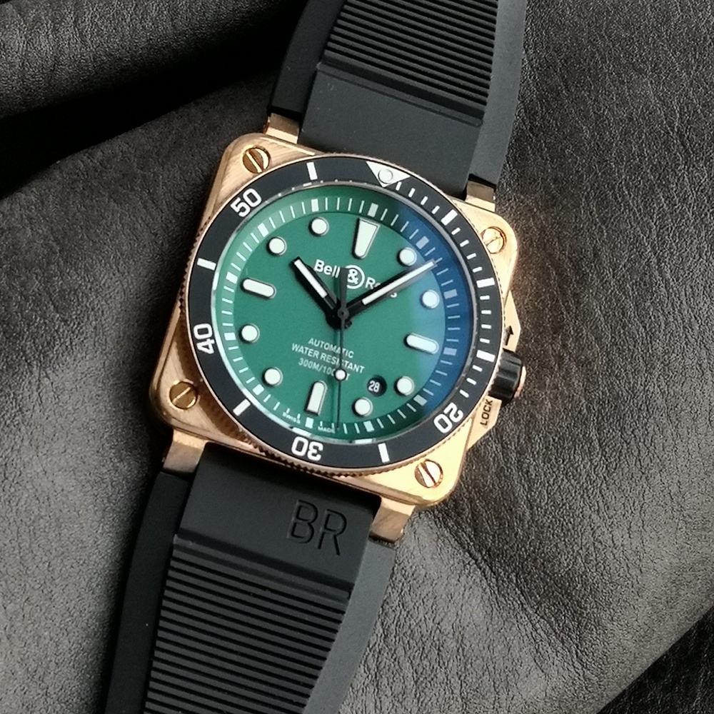 [벨앤로스] Bell & Ross Instruments  BR0393-BLU-ST - 벨 & 로스 BR0393 42mm