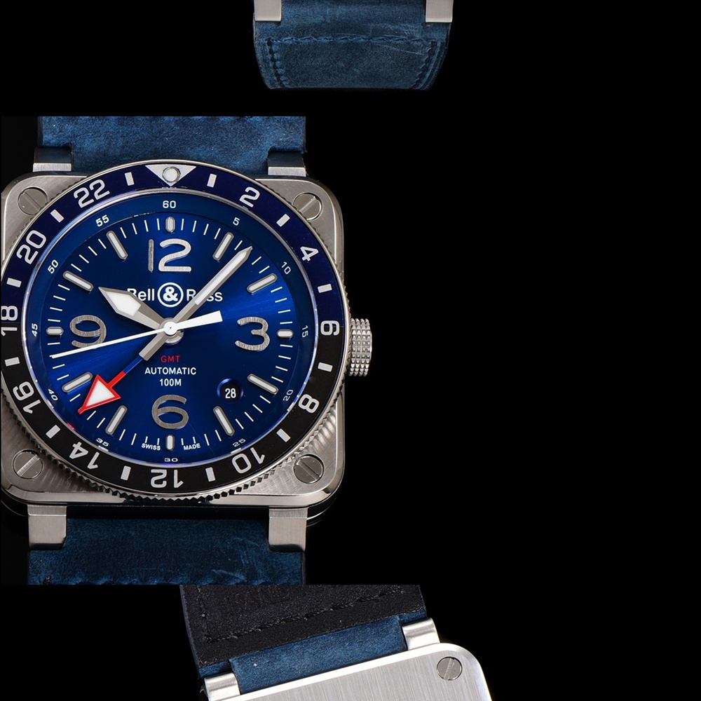 [벨앤로스] Bell & Ross Instruments  BR0393-BLU-ST - 벨 & 로스 BR0393 42mm