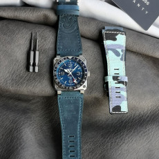 [벨앤로스] Bell & Ross Instruments  BR0393-BLU-ST - 벨 & 로스 BR0393 42mm