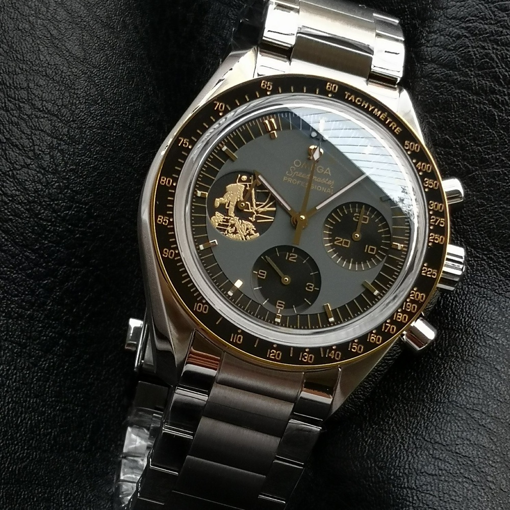 [오메가] OMEGA Ceragold Speedmaster Moonshine - 스피드마스터 아폴로11 50주년 기념 한정판 310.20.42.50.01.001 42mm