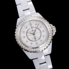 [샤넬] Chanel J12 Automatic Diamond H10473 – 샤넬 J12 다이아몬드 베젤 워치 칼리버 33mm