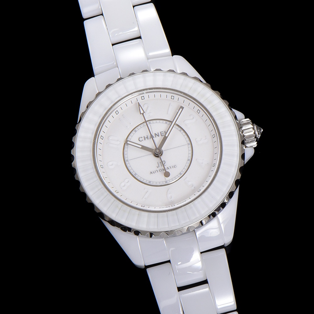 [샤넬] Chanel J12 Automatic Diamond H10473 – 샤넬 J12 다이아몬드 베젤 워치 칼리버 33mm