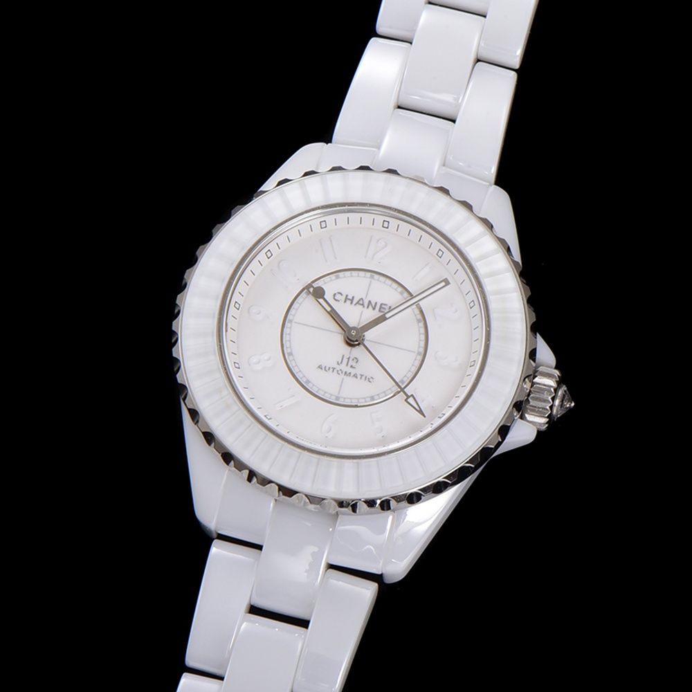 [샤넬] Chanel J12 Automatic Diamond H10473 – 샤넬 J12 다이아몬드 베젤 워치 칼리버 33mm